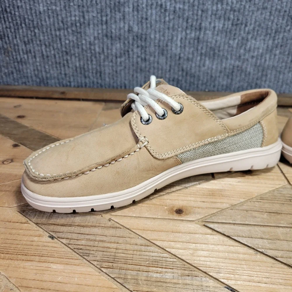 Lems Mariner Shoes Mens Size 7 Brown Leather Boat Casual Barefoot Comfort‎